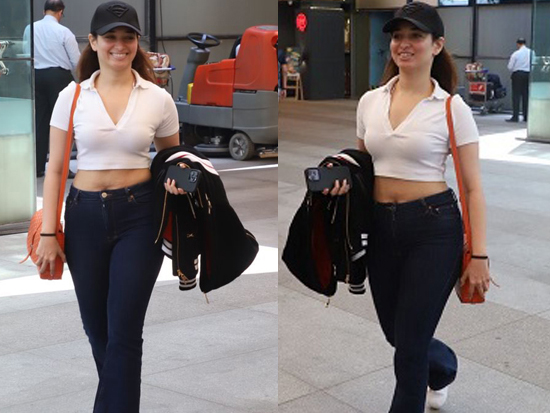 Scintillating Pics of Tamannaah at Airport